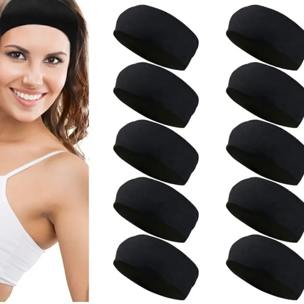 10 pc Headband Set Black